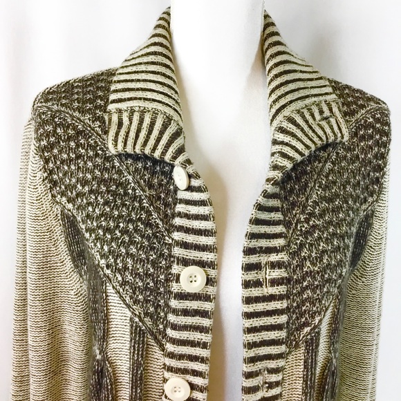 BOHO Trash Nouveau Cardigan Sweater, Medium, Lagenlook, Comfy - Picture 2 of 6